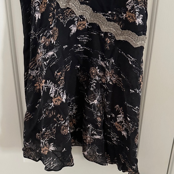 Intimately FP Slip My Mind Printed Trapeze Dress Boho Festival Small Whimsygoth - Picture 4 of 9